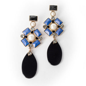 Aesa Earrings Women Black